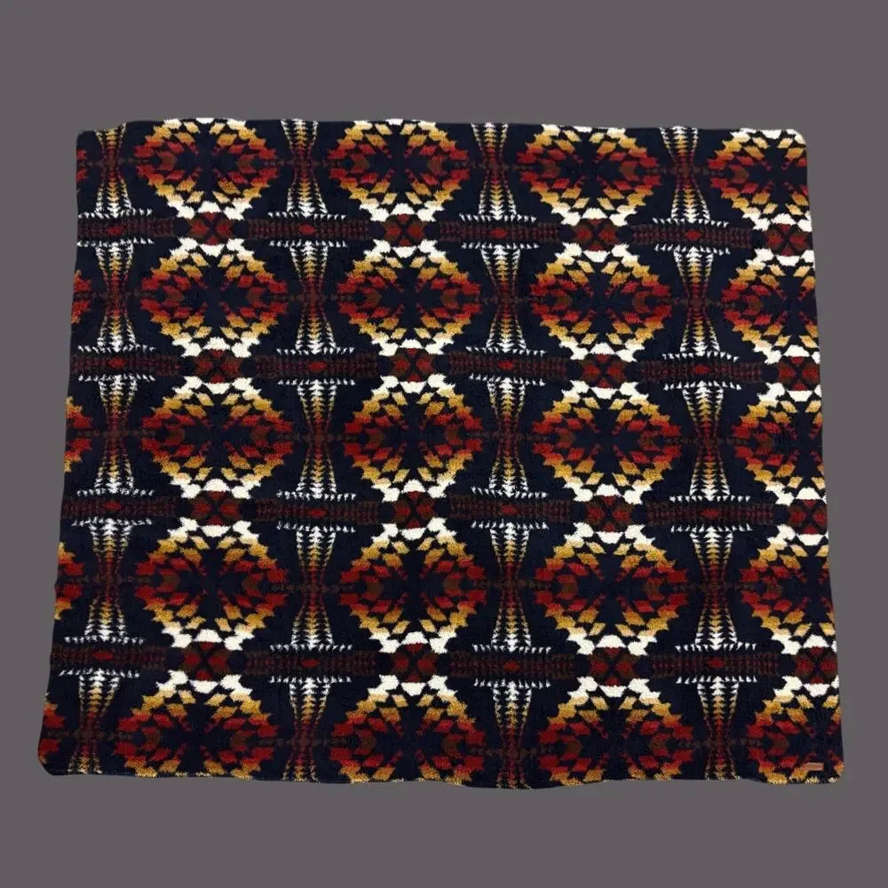 Pendleton Sherpa Fleece Blanket - Blue Aztec native 95